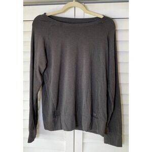 Cozy Earth Sweatshirt Womens Gray Long Sleeve Crew Neck Pullover SO Soft | Small